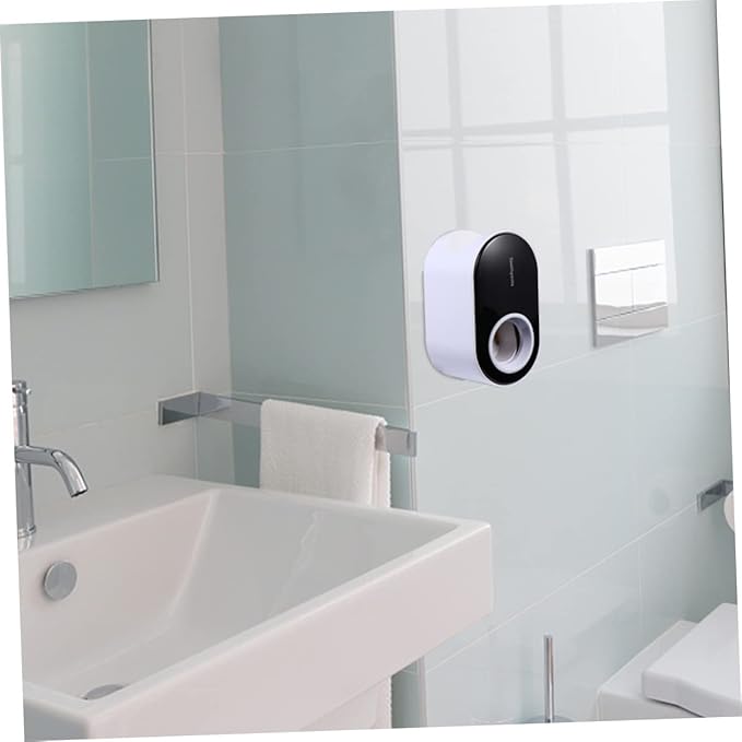 GALPADA 1pc Bathroom Toothpaste Pump No Required Wall-Mounted Rack Slip for Daily Use