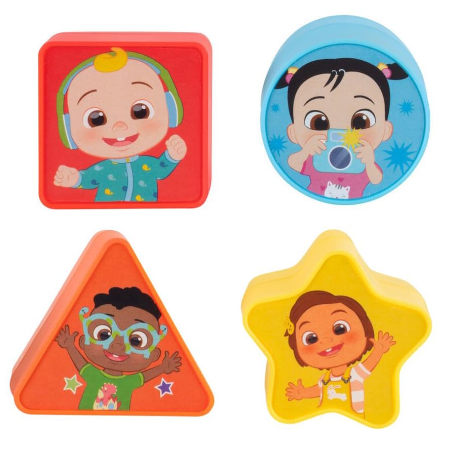 CoComelon Shape ‘N Sort Xylophone - Identify Shapes and Play Music - Favorite CoComelon Characters - Toys for Kids, Toddlers, and Preschoolers