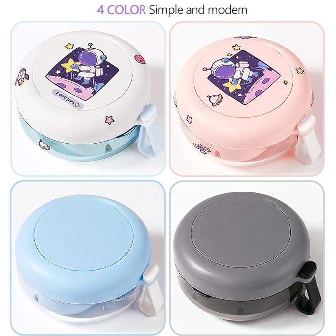 Retainer Case, Retainer Cleaner Case, Definitely No-Leak Denture Case Denture Bath Box for Traveling Perfectly, Denture Cup with Strainer & Mirror(Blue)