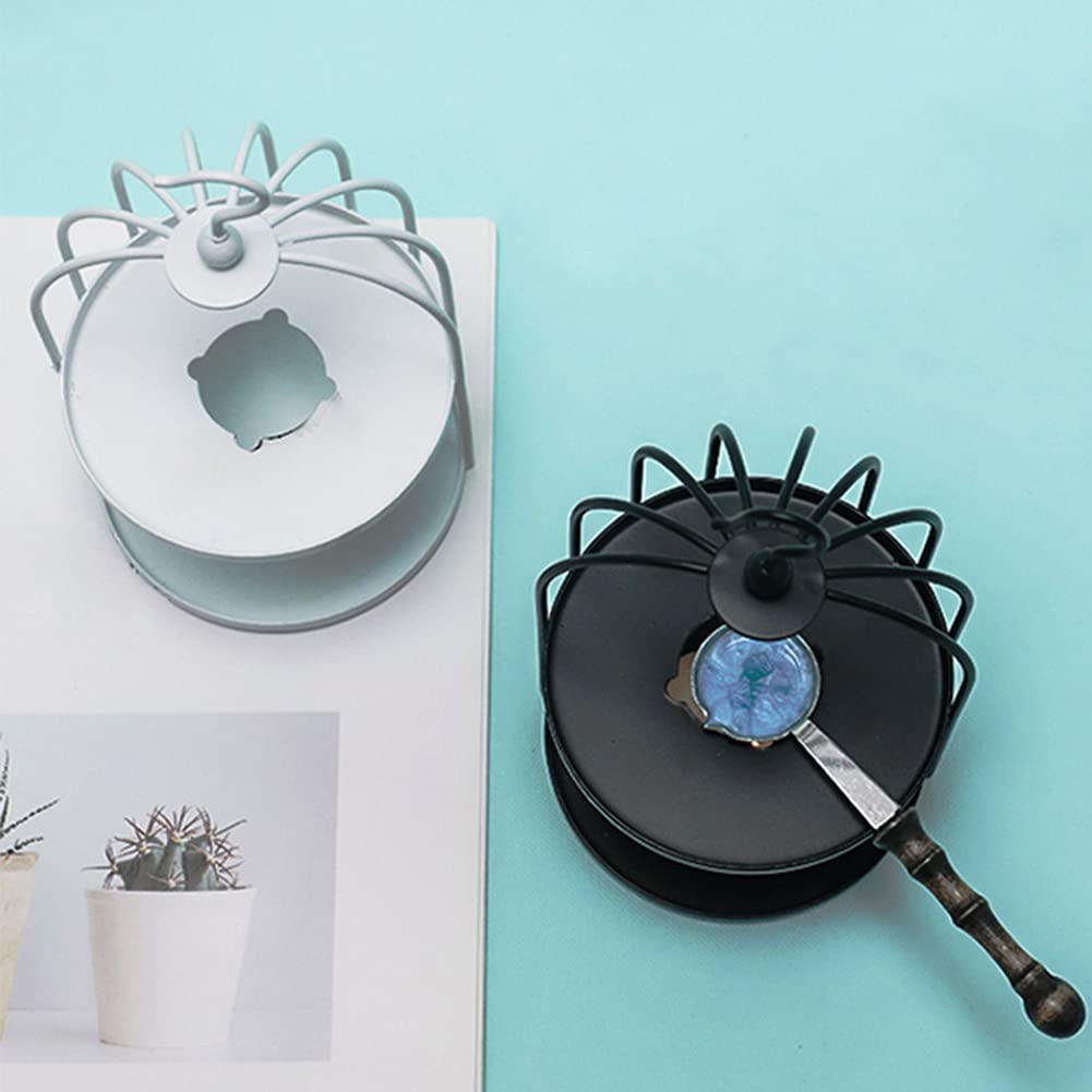 WAYUTO Wax Seal Furnace and Spoon Wax Seal Beads Warmer Melting Furnace Tool for Envelopes Invitations DIY Crafts White