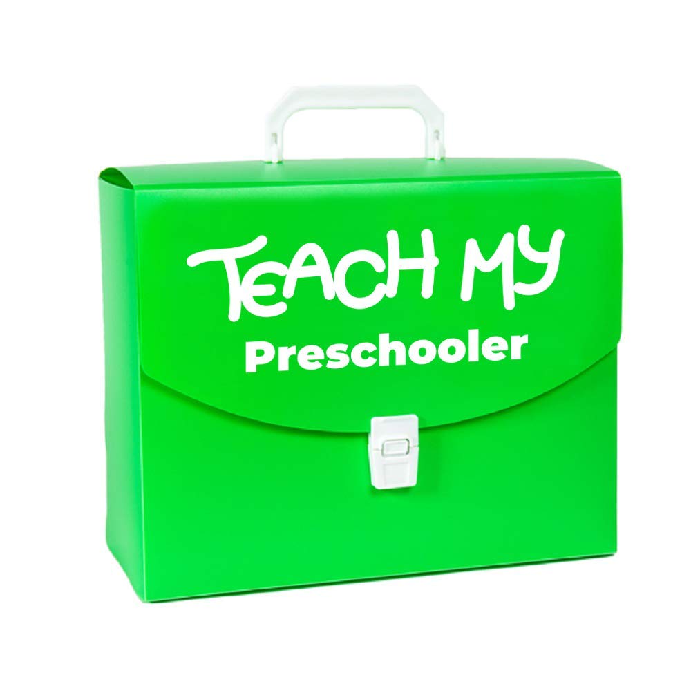 Teach My Preschooler Learning Kit: Screen-Free. Preschool Readiness. All-In-One Kit. Teach Reading, Printing, Numbers to 100, Early Math. 70+ pieces plus teaching guides and storage case. Age 3yrs+