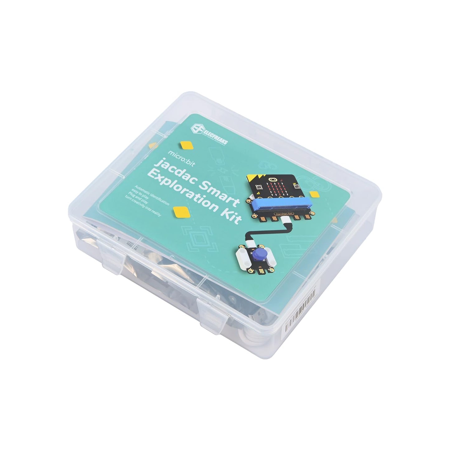 ELECFREAKS microbit Jacdac Smart Exploration Kit Micro:bit Sensor Starter Kit Plug and Code Electronics Module Unrestricted Connection Methods(Without Micro:bit)