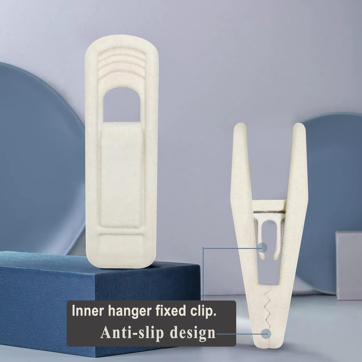 Velvet Hanger Clips (40 Count)