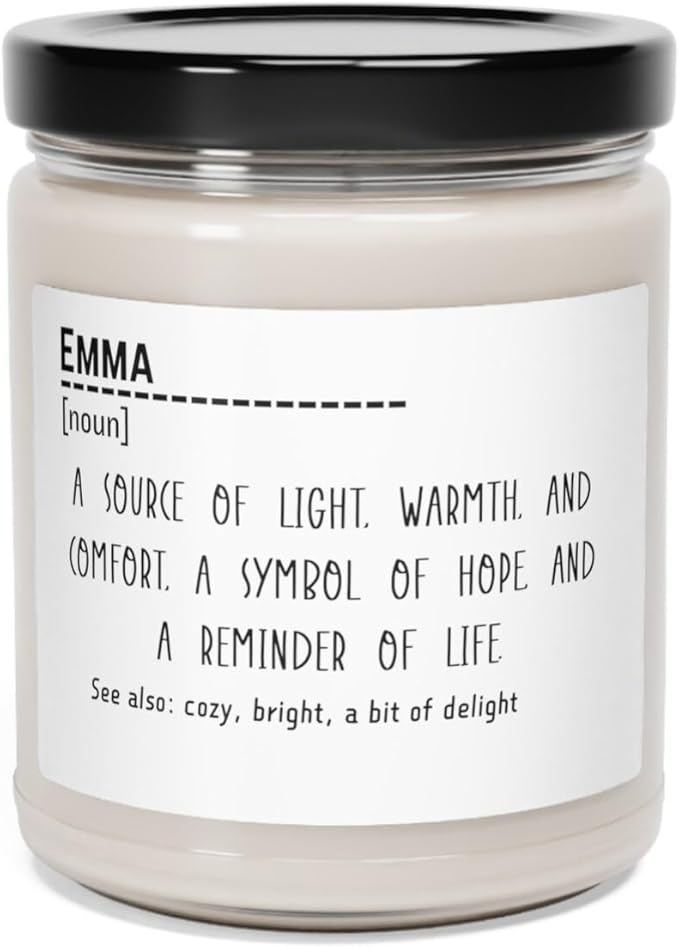 Candles Birthday Gifts for Boyfriend, Gift Funny for Birthday Anniversary, Couples Gifts Ideas for Husband Wife Girlfriend Boyfriend, Soy Scented Candle for Couple, Name Definition Candle for Her