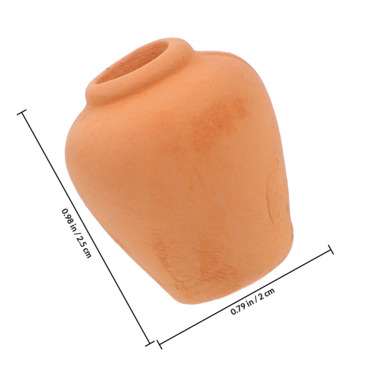 TOYANDONA 3pcs Mini Ceramic Succulent Pots for Indoor Cactus and Herb Plants, Small Red Clay Flower Planters for Desk, Shelf, and Window Sill Decoration