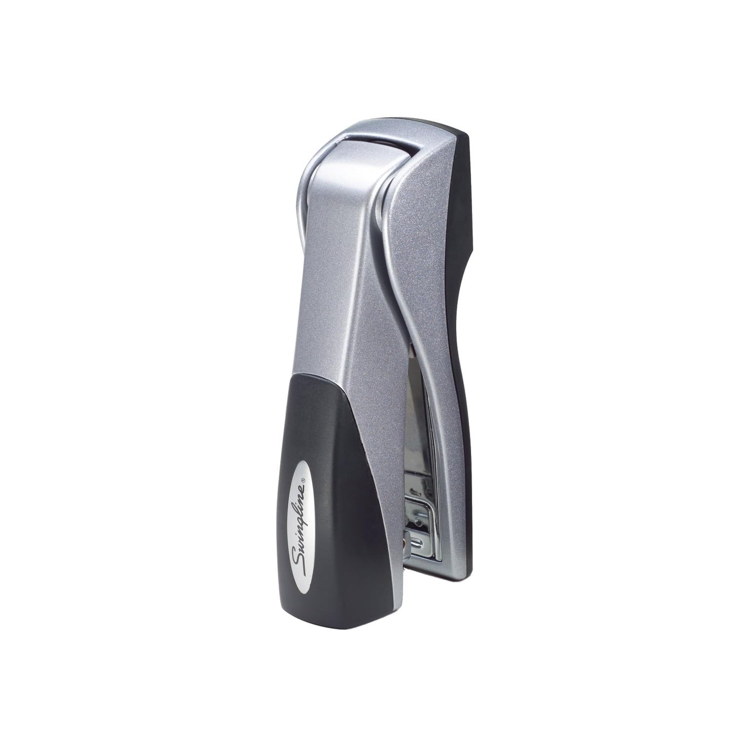 Swingline Stapler, Jam Free, Optima Grip Compact Size, Ergonomic Cushion, Metal, 25 Sheet Capacity, Silver (87816)