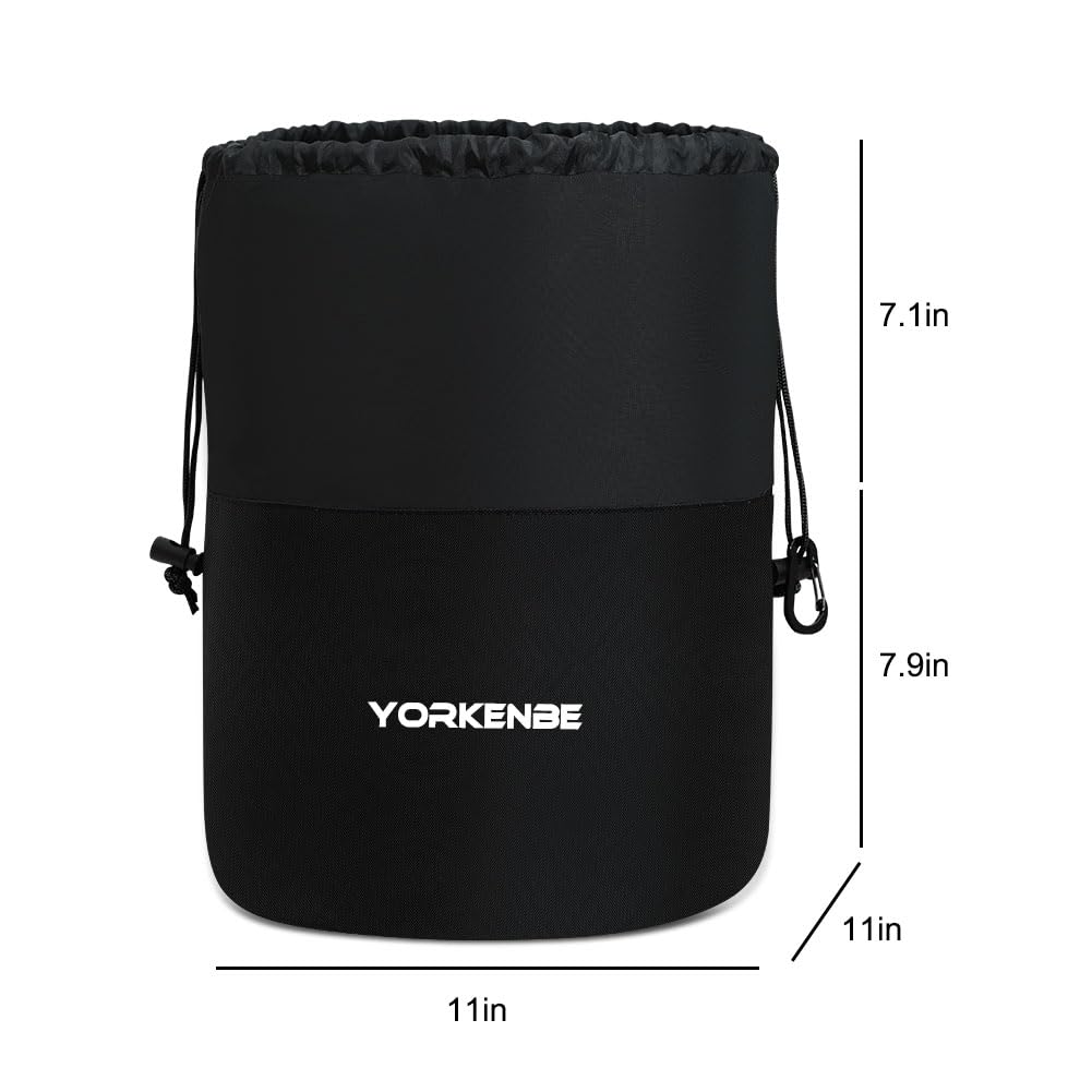 Yorkenbe Camping Cookware Mess Kit Bag, High Capacity Camping Tableware Storage Bag, Drawstring Heavy Duty Water Resistant Cookware Organizer for BBQ Outdoor Cooking Essentials (2)