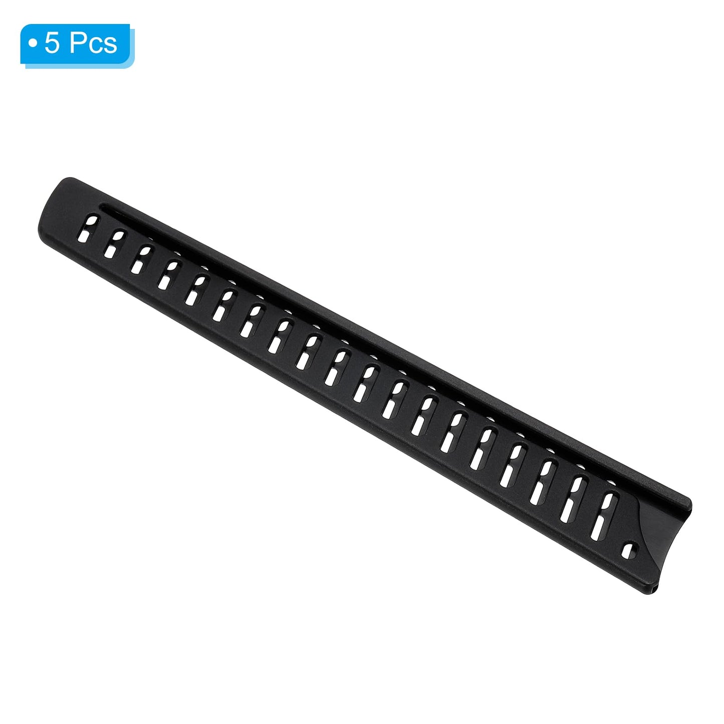 PATIKIL PP Safety Knife Cover Sleeves for 10" Bread Knife, 5 Pack Knives Edge Guard Blade Protector Universal Knife Sheath for Kitchen, Black