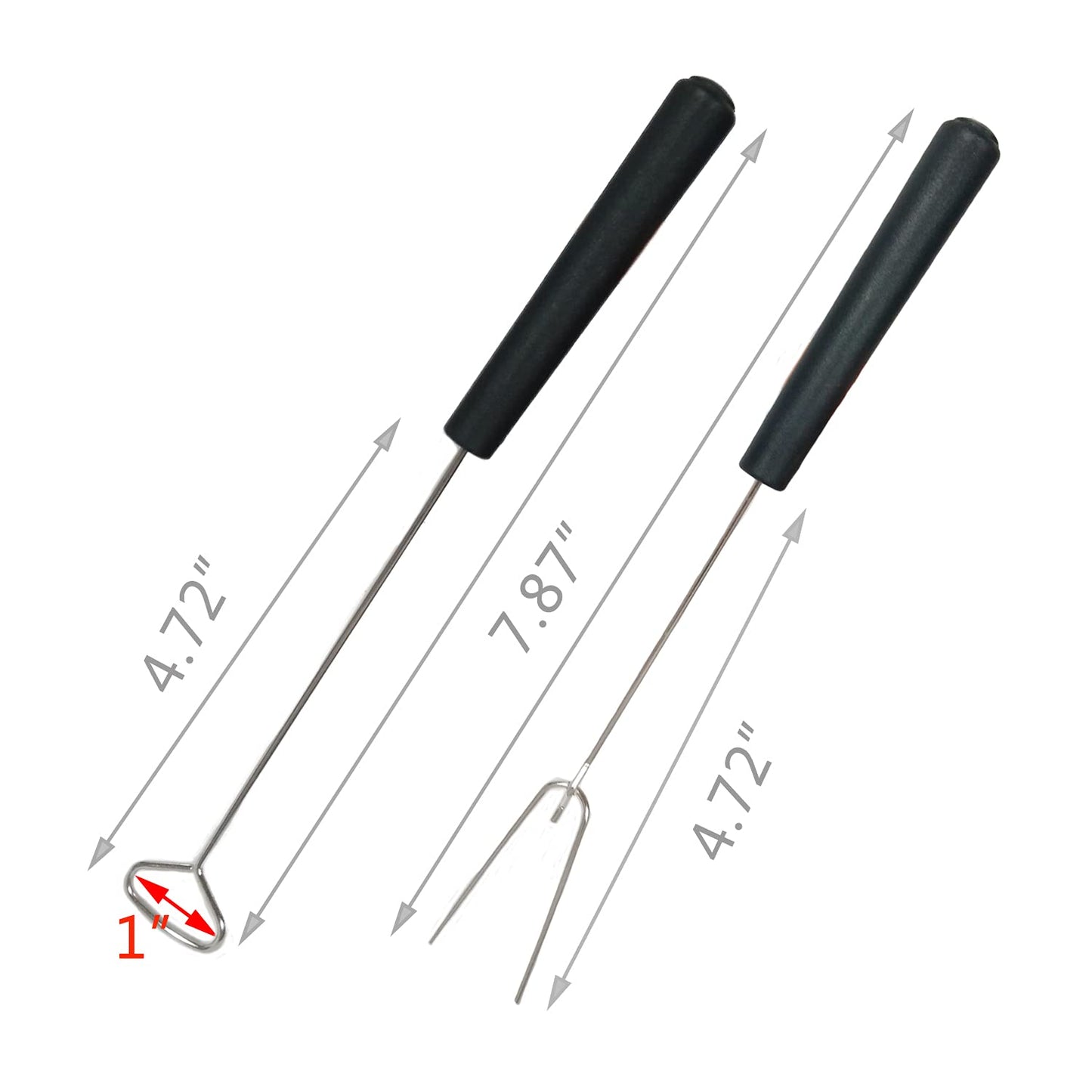 6 Candy Dipping Tools Chocolate Dipping Fork Spoons Set 2 Culinary Drawing Decorating Spoon Set,Stainless Steel Chef Art Pencil Plated Decoration Kit for Decorative Plates Cake Coffee