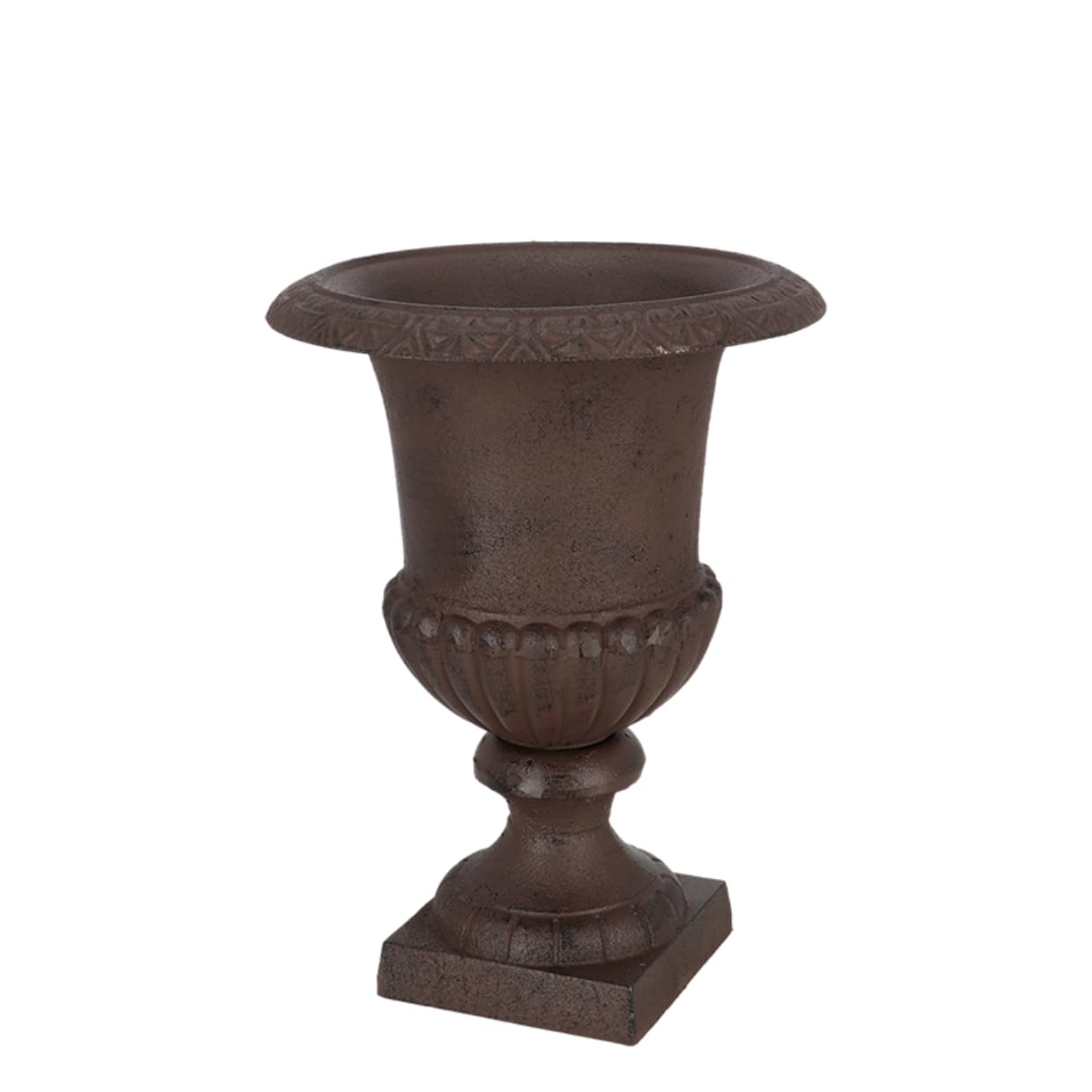 Esschert Design XH61-AR Large French Urn, 12" Diameter, Cast Iron, Decorative