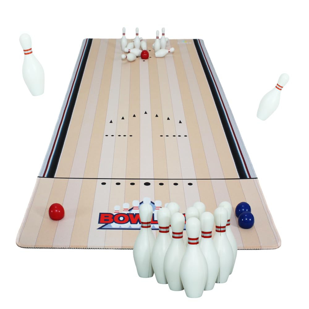JL Corp. Real Mini Bowling Board Game 1.2M Sports Play