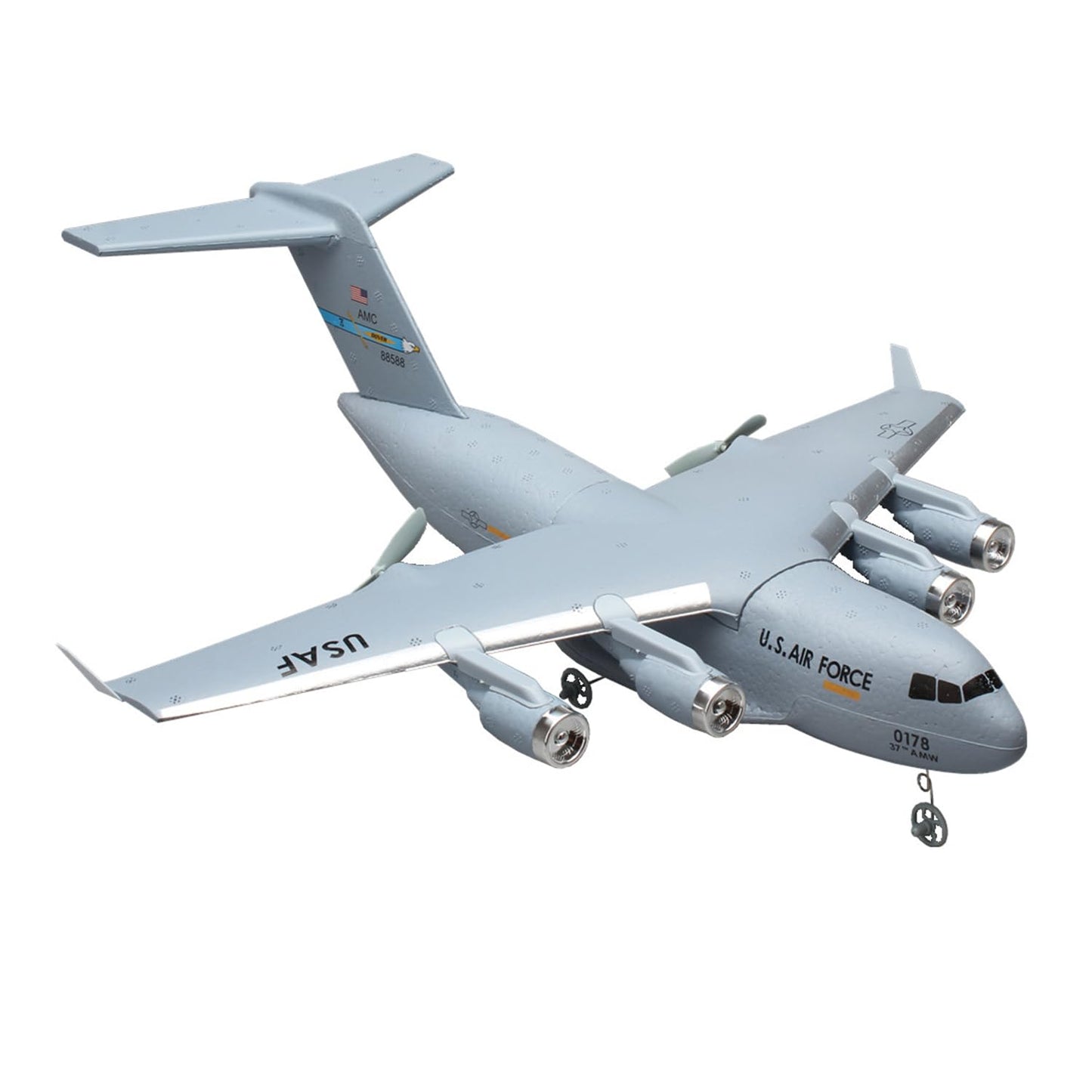 RC Plane,2 Channels Remote Control Airplane RTF,RC Airplane C-17,Remote Control Plane for Kids Adults Beginner (2CH)