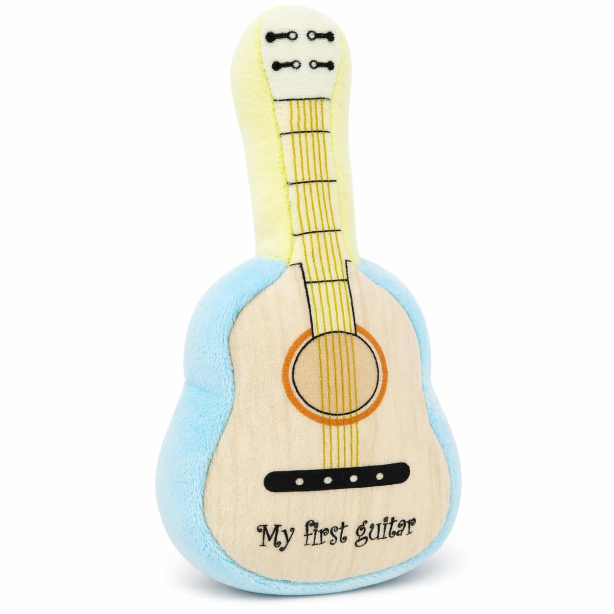 June Garden 7" My First Guitar - Musical Soft Plush Toy - Gift for Infants and Toddlers
