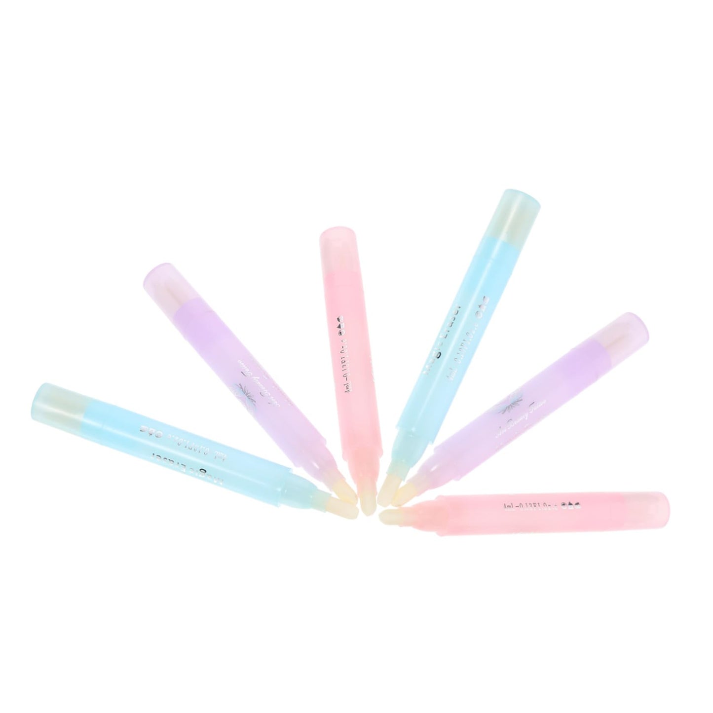 HAKIDZEL 6Pcs Manicure Polish Corrector Pen for Nail Art Polish Removal Fingernail Decontamination Tool with Soft Tip for Beginners and Professional Salon Use