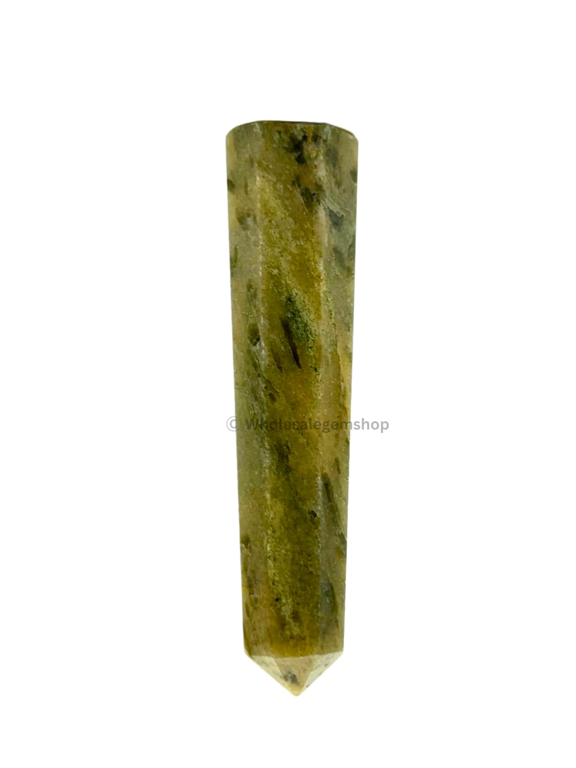 3 Inch Green Kyanite Gemstones Obelisk Tower Jumbo Facet Aura Rock Crystal Natural Polished Earth Wand Spirit