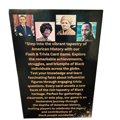 Kolorful Kultures American History Flash/Trivia Cards - Black Leaders, Vol. 1 - Educational Flashcards for Learning