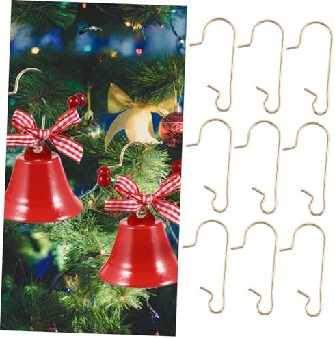 100Pcs Metal Miniature Christmas Ornament Hooks Colorful S Hanging Hooks for Trees Home Decor Cafe Bar Club Display