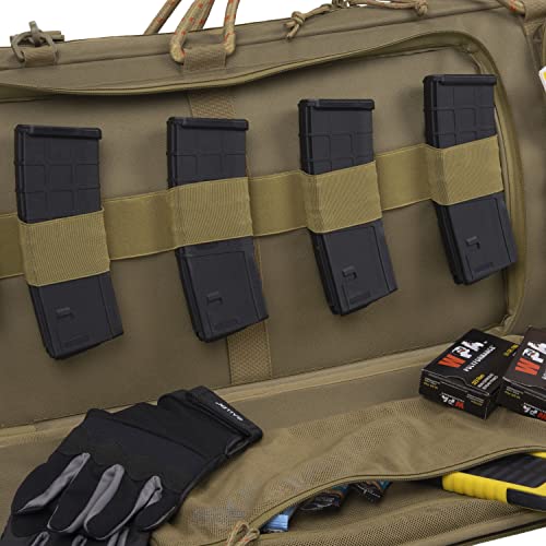 Allen Company Tac-Six 42" Lockable Division Tactical Gun Case, Black