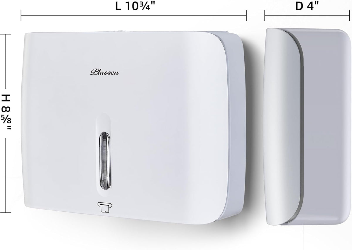 Paper Towel Dispenser Wall Mount Commercial with Lock 1 Pack