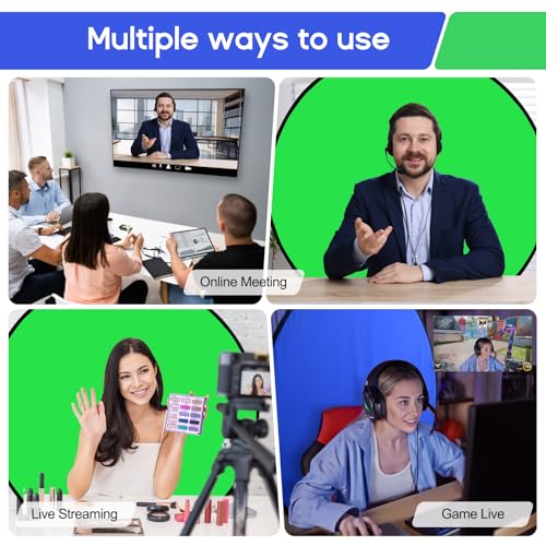 Portable Blue Green Screen Chair, 57 in Greenscreen Backdrop with Stand 2-in-1Double Sided Foldable Green Background, for Video Chats and Meetings, Photography, Photo Zoom, Streaming Games - color: Green/Blue