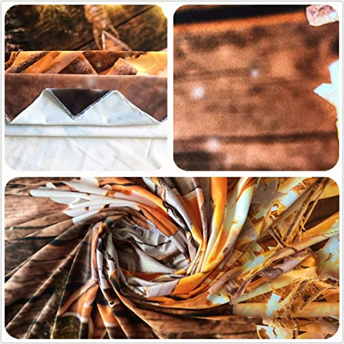 Kate 10×10ft Christmas Backdrop Photography Xmas Empty Room Brown Door Christmas Tree Wreath Decoration Background Studio Props for Family Gathering Photo Video
