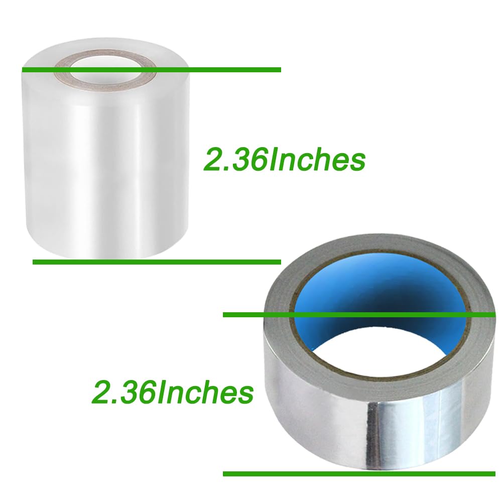 【2-Pack】Grafting Tape for Plants & Trees - Professional Strength Stretchable Clear Film for Wound Healing, Fruit Tree Repair, Bonsai & Rose Gardening | Eco-Friendly Self-Adhesive Bandage (2.3" x 32FT)