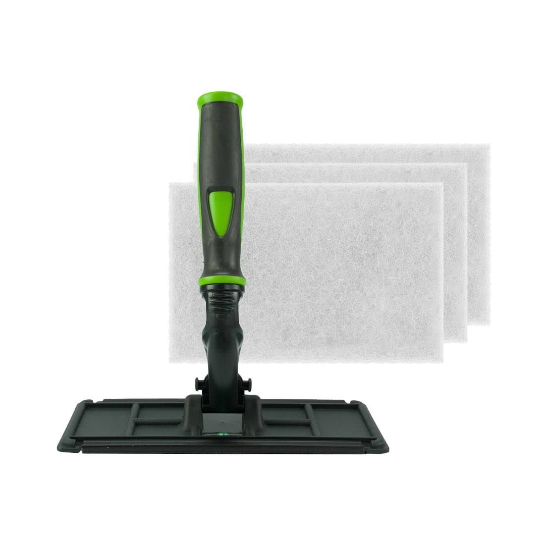Techno Pad Window Cleaning Kit with White Scrub Pad