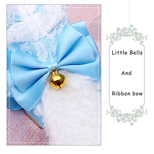 Faylay Cosplay Women Plush Furry Bunny Ears Headwear Accessory Rabbit Headband - color: 7-bjoft With Tail