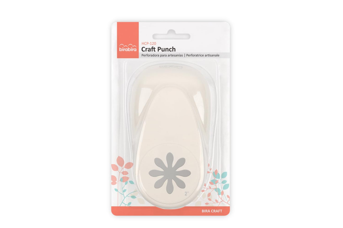 Bira 2 inch Daisy Lever Action Craft Punch for Paper Crafting Scrapbooking Cards Arts