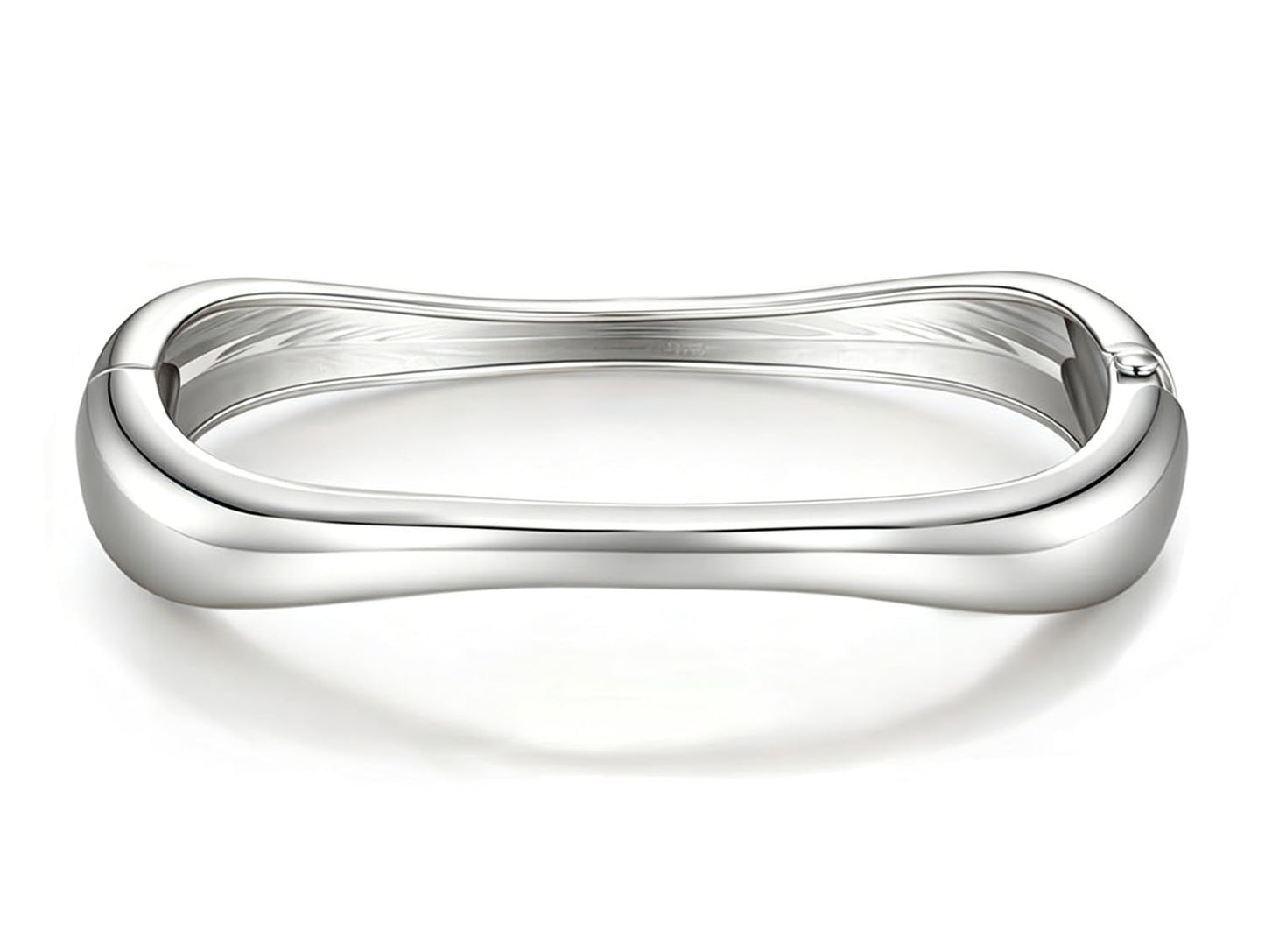 MTINEAPS Gold Bangle Bracelets for Women Teens Trendy Chunky Adjustable Twist Cuff Bracelet Jewelry Gifts (Silver - Style A)