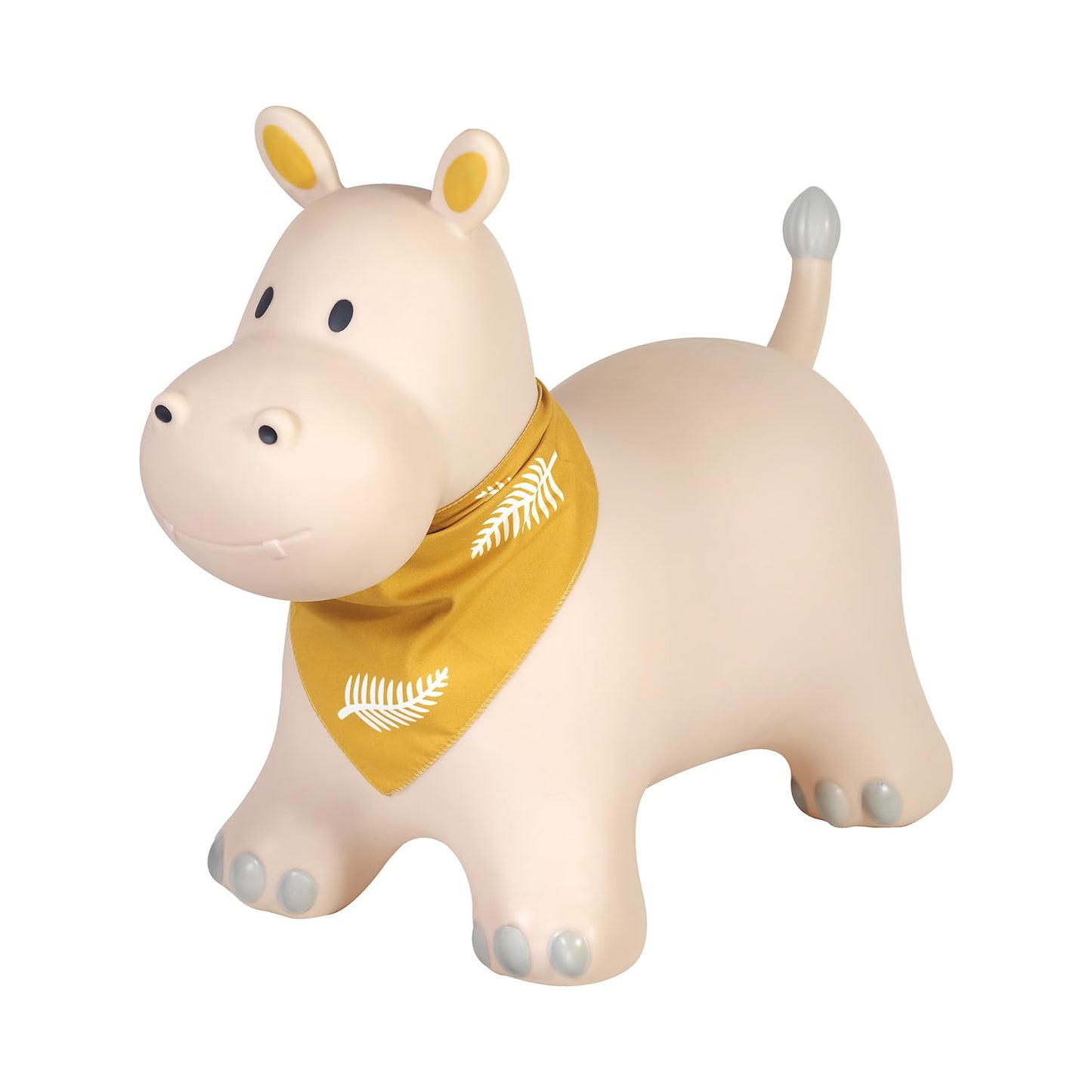 Kindsgut Bouncy Animal Hopper – Inflatable Bouncing Ride-On Toy for Kids & Toddlers Age 2+, Designed in Germany, Indoor & Outdoor, Hippo
