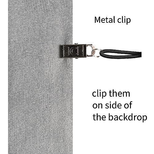 Background Backdrop Clips Clamps Holder for Photo Video Studio,12 Pack,Black - size: 12 pcs