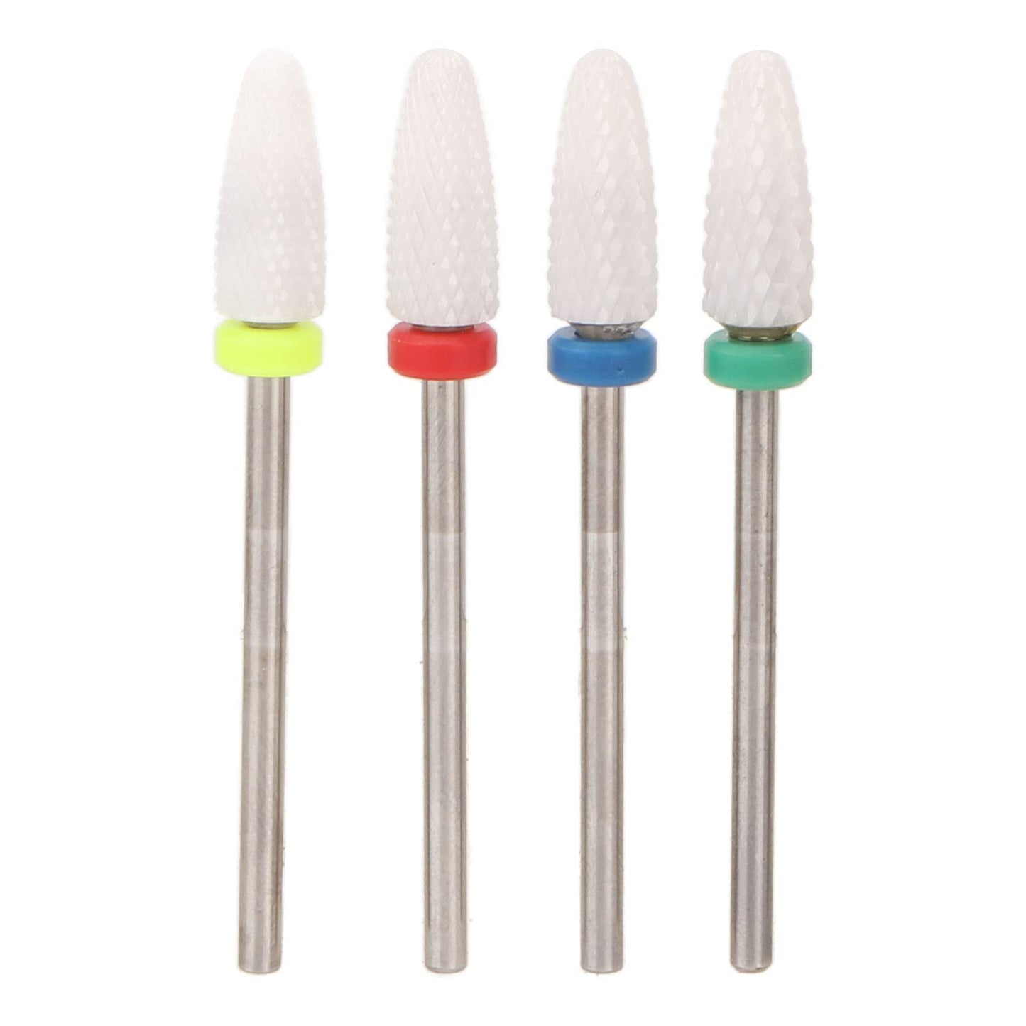 10 pcs Ceramic Nail Drill Bits Set, Electric Nail Files, Cuticle Polishing Bits for Acrylic Gel Nails, for Manicure and Pedicure for Nail Grinding