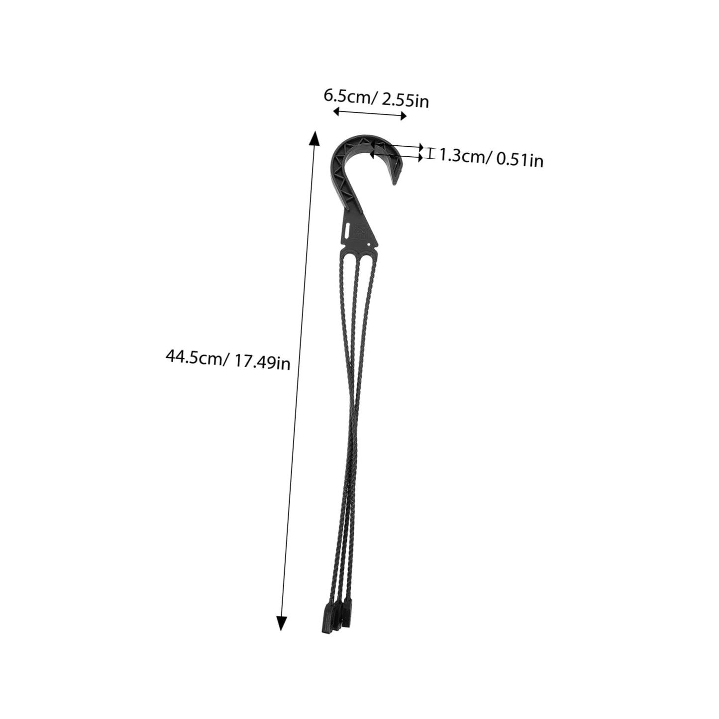 FONDOTIN Hanging Baskets for Plants 5 Pack Plant Hooks Flower Pot Hangers Easy Assembly Durable for Outdoor Use