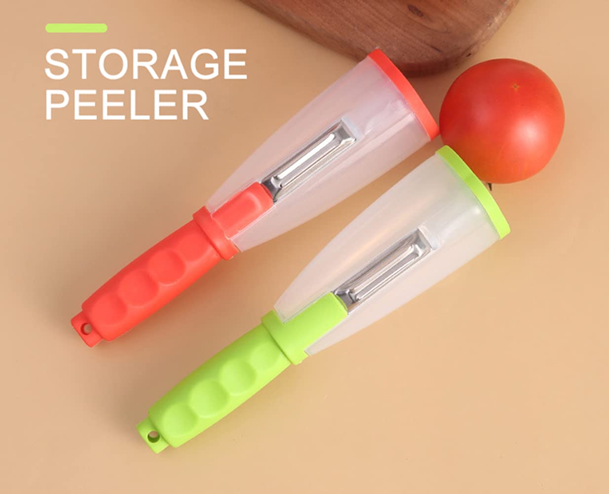 Multifunctional Storage Type Peeling Knife Peeling Knife With Storage Tube Peeler Peeling Apple Supplies Household Peeling Knife