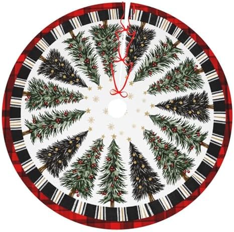 Trees Christmas Tree Skirt 36 Inch Xmas Tree Mat Party Decor Supplies for Holiday Home Decorations