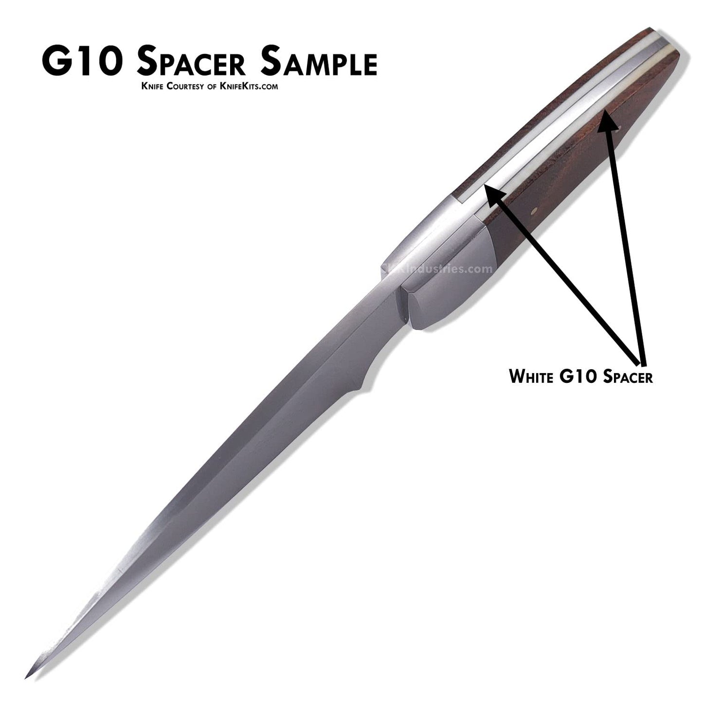 EZSMITH G10 - Knife Handle Spacer Material - (3 x 12 x .030 Inches) - Forest Green