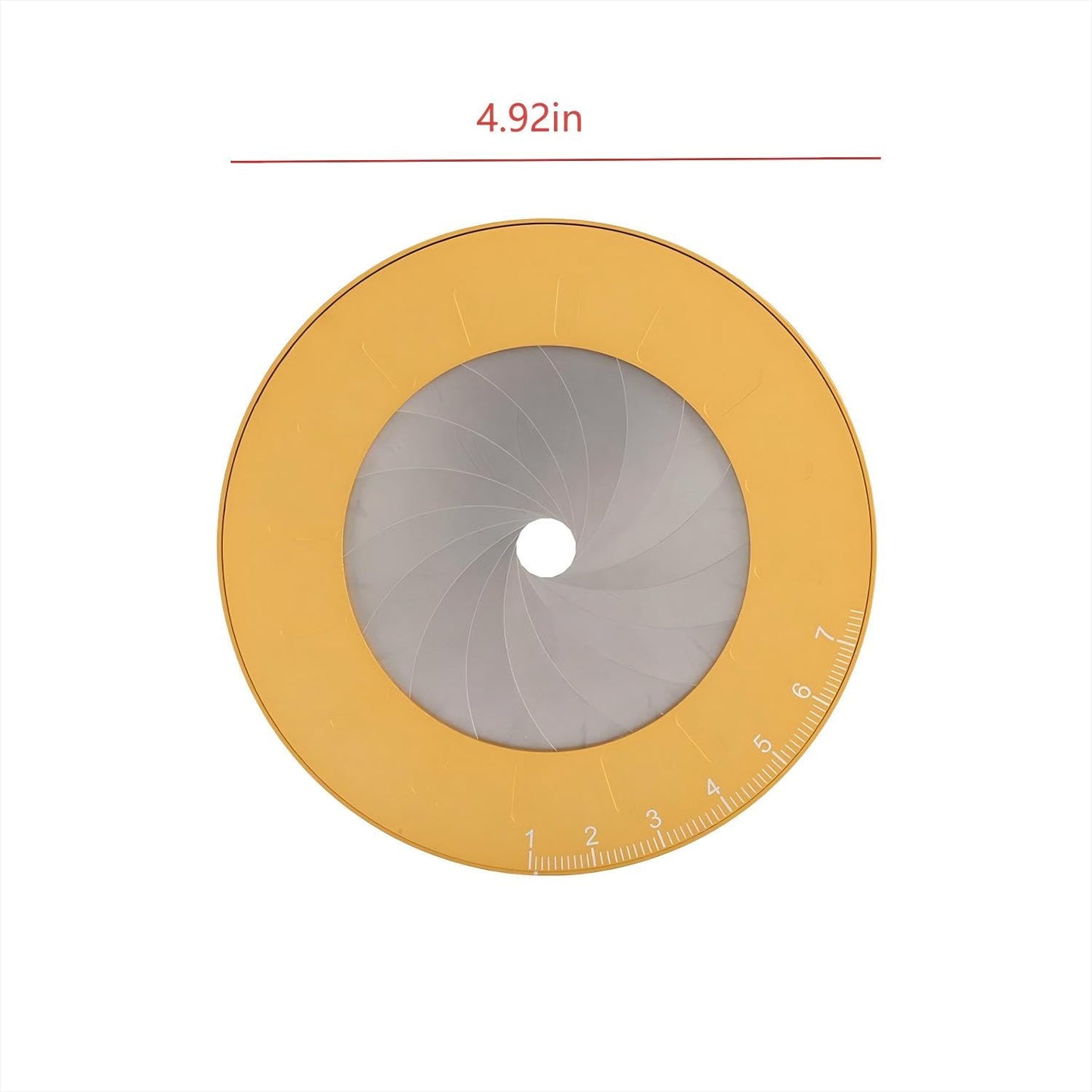 LXFNDZW Adjustable Circle Drawing Tool - Professional Metal Circle Ruler for Drawing Perfect Circles, Geometric Drafting Tool with Precision Scale