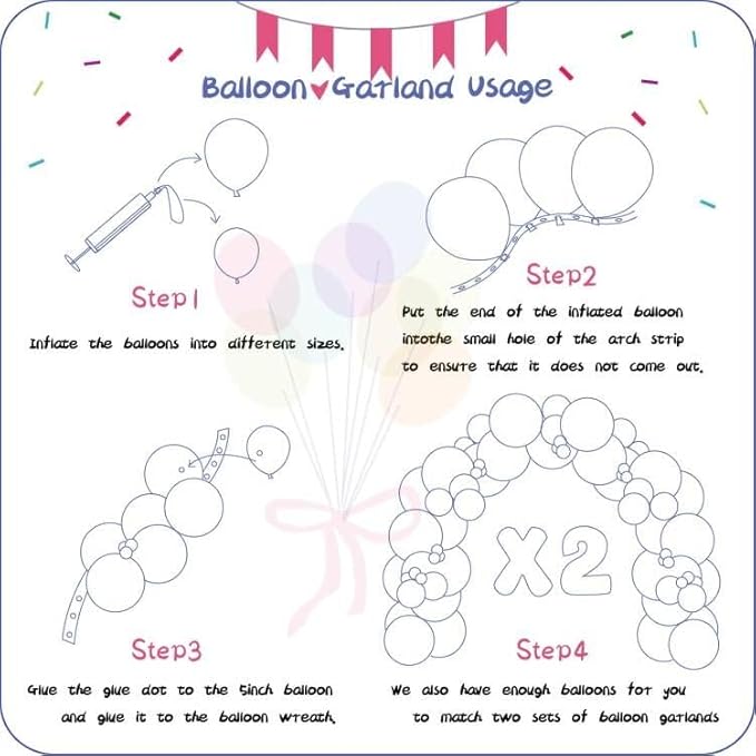 412pcs Royal Blue Balloons 18 12 10 5 Inch Blue Balloon Garland Arch Kit Different Sizes Matte Latex Balloons for Baby Shower Birthday Wedding Party Decorations
