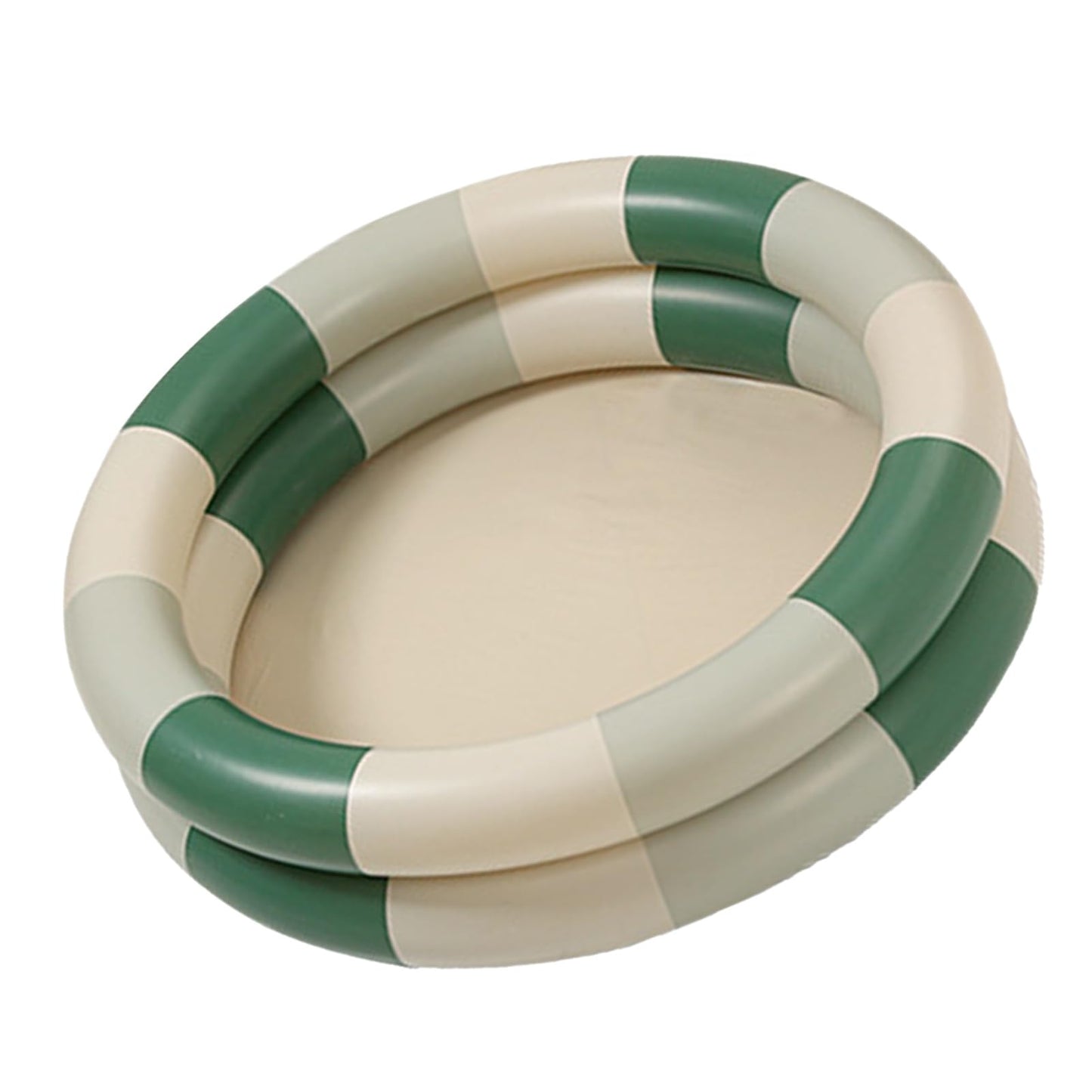 Inflatable Water Play Pool, Thickened Baby Kids Inflatable Pool for Indoor and Outdoor Use (Green Stripe)