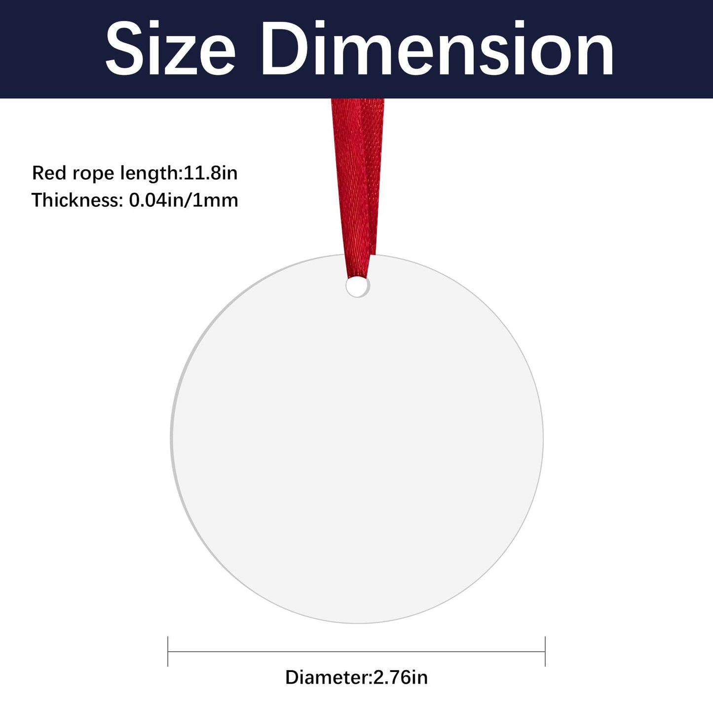 36 pcs Metal Sublimation Ornament Blanks,Sublimation Christmas Ornament Blanks for Christmas Tree Decor Blank Ornaments,Double Sided Sublimation Ornaments Round Sublimation Blanks