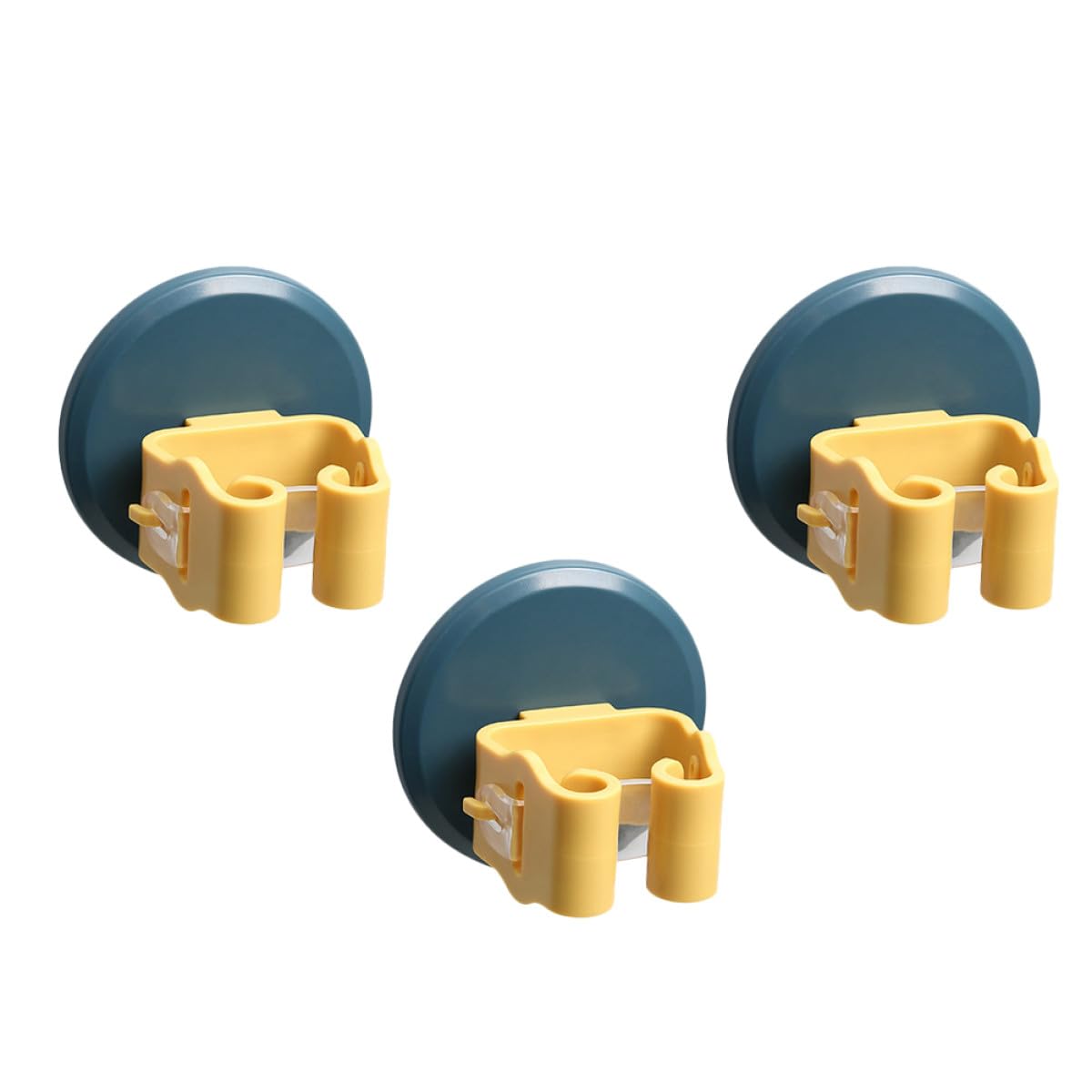3pcs Suction Cup Mop and Broom Holder Clips Wall