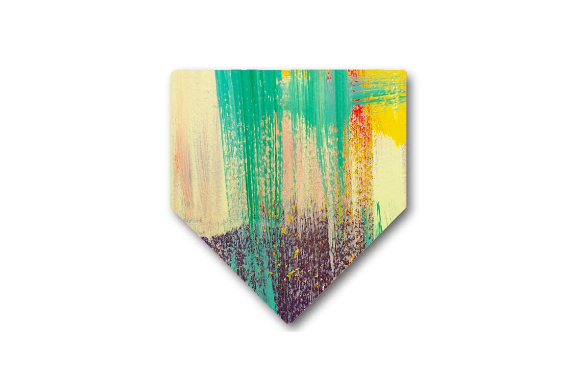 Unfinished Wood for Crafts - Wooden Home Plate Baseball Softball Diamond Base Silhoutte - Craft- Various Size, 1/8 Inch Thickness