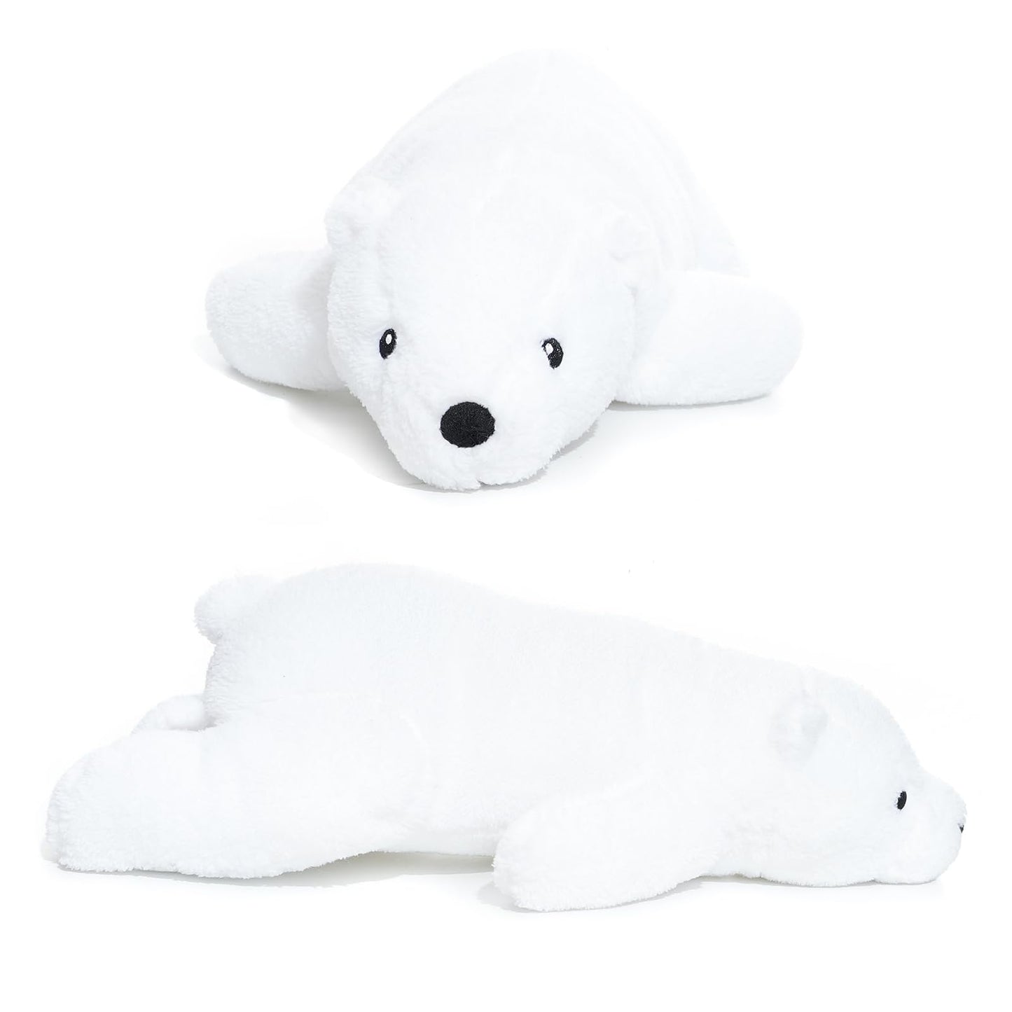 WEIGEDU Large Plush Polar Bear Stuffed Animal – 20" Soft White Cuddly Toy for Kids, Toddlers & Polar Bear Lovers – Adorable Sleeping Pillow Buddy for Bedtime, Travel & Gifting