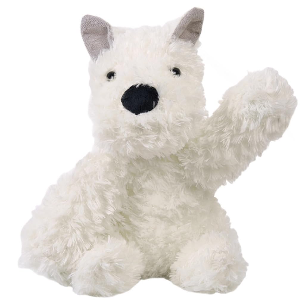 NCAIUNAE Adorable West Highland White Terrier Dog Plush Toy - 11.8" Soft Stuffed Animal Toy, Kid's Best Friend
