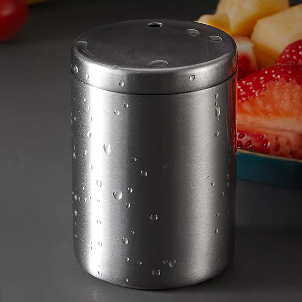 AYCCNH Stainless Steel Toothpick Holder Dispenser, High-capacity Thickening Tooth Picks Container for Kitchen ( No Toothpicks)