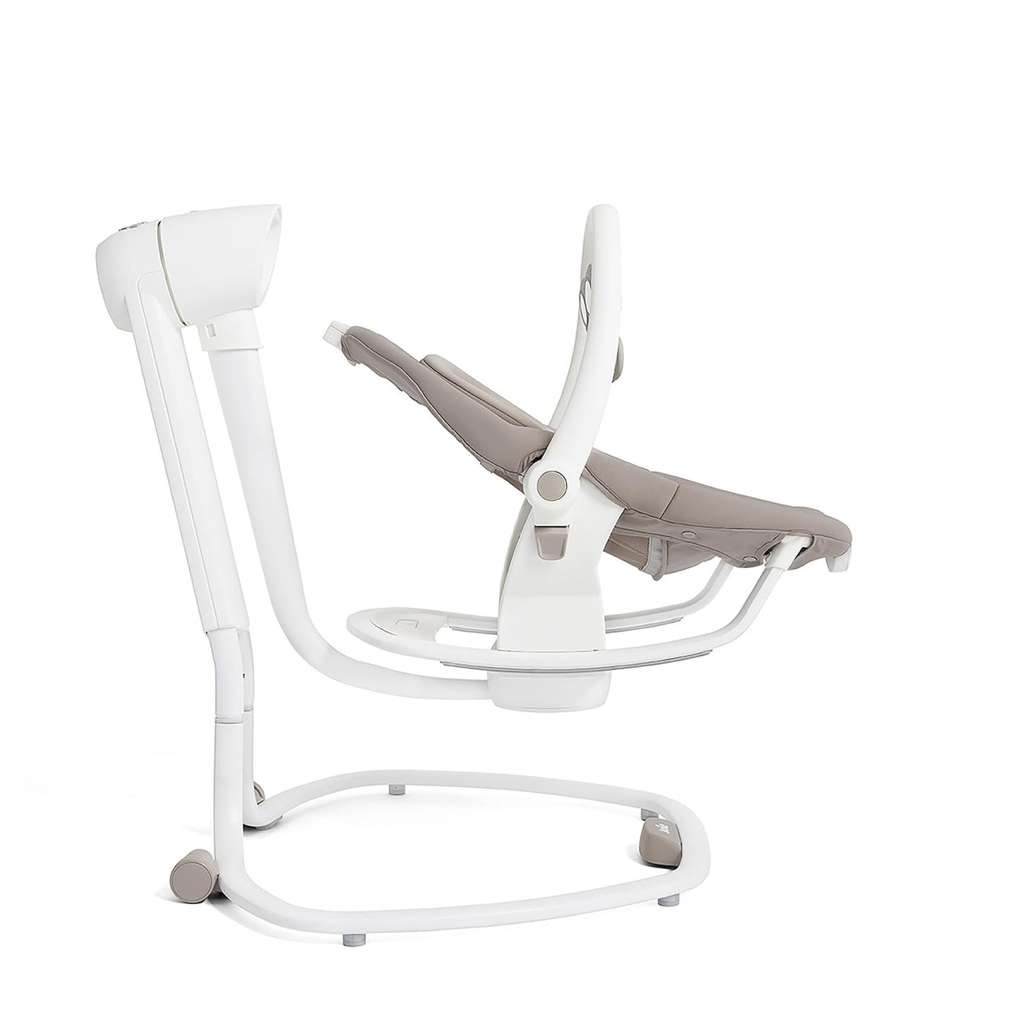 Joie Miso 2-in-1 Baby Swing & Rocker– Dual Motion Swing & Portable Rocker with 6 Speed Settings, Soothing Vibration, and 3 Recline Positions – Softglow Dimmable Light (Walnut)