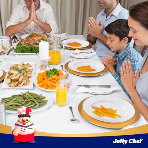 JOLLY CHEF 100 Pieces White Plastic Plates-10 Inch Elegant Disposable Plastic Plate, Disposable White for Weddings,Parties,Christmas,Birthdays and Events - style: White-100