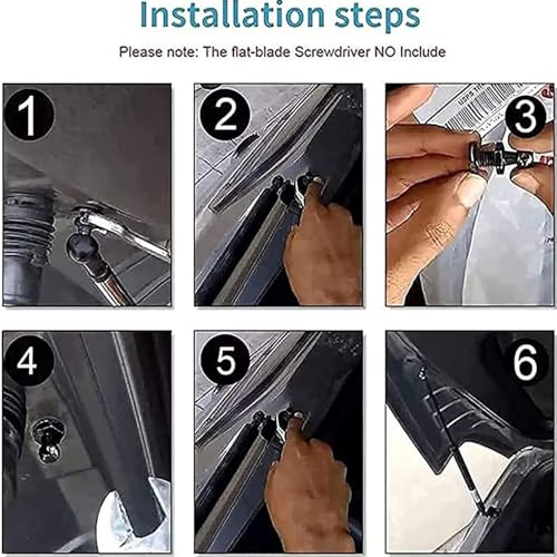 2 Pcs Car Rear Boot Gas Spring Struts for BMW 1er Coupe (E82) 2007-2010 2011 2012 2013 Trunk Gate Lift Prop Shocks Hydraulic Arm Rod Telescopic Arm Prop Damper Accessories