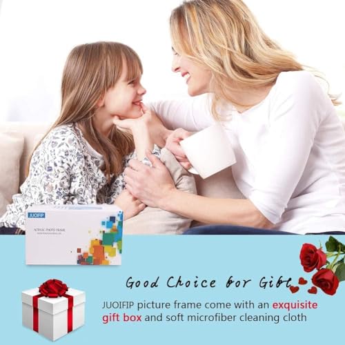 2 Pack 11x14 Acrylic Picture Frame,Clear Double Sided Magnetic Frames With Stand,Frameless Floating Frame for Artwork Poster Certificate Document - size: 11x14"-2